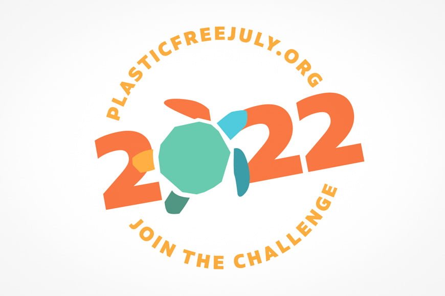 Plastic Free July Badge - 2022